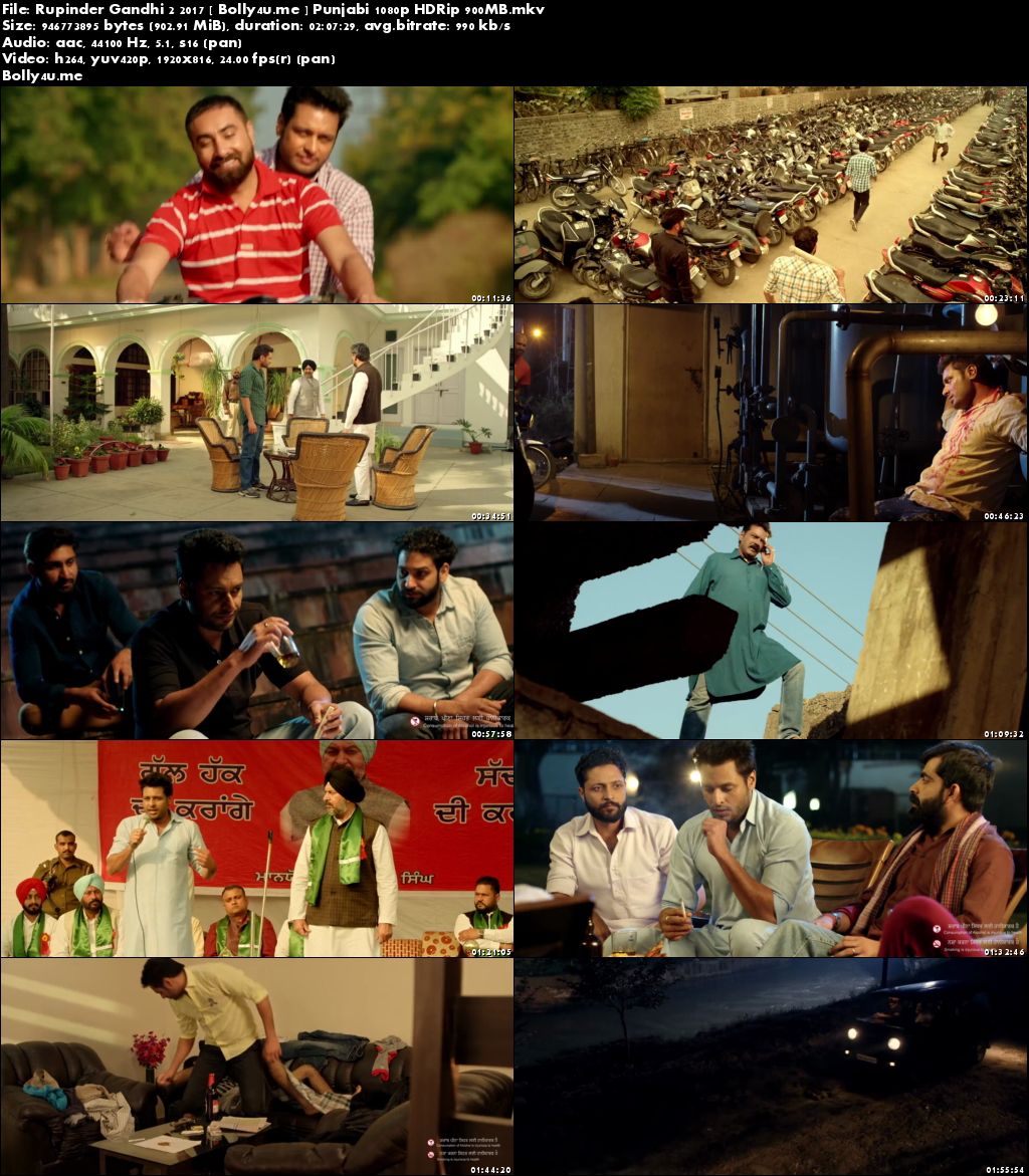 Rupinder Gandhi 2 2017 HDRip 900MB Full Punjabi Movie Download 1080p