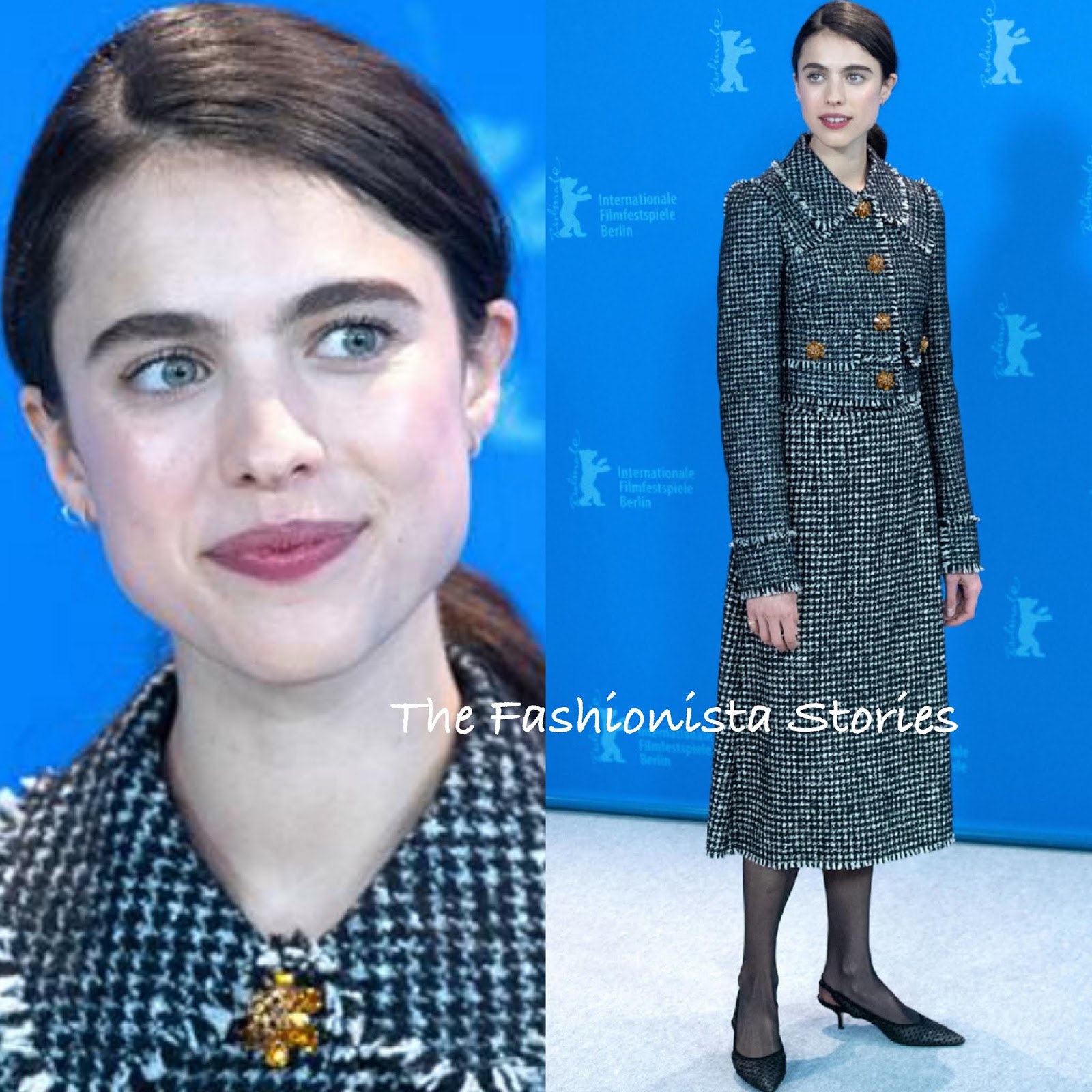 Margaret Qualley in Chanel at the 'My Salinger Year' 70th Berlinale