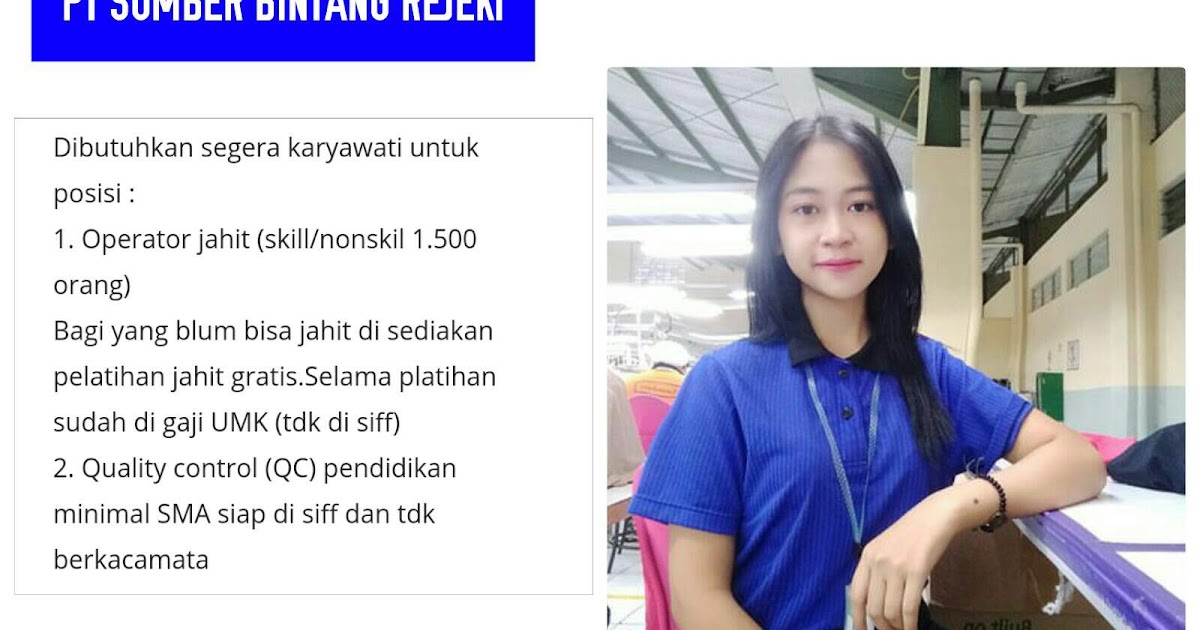 Mencari Informasi Langsung Kepada Karyawan Pt Sumber Bintang Rejeki Sumbiri Semarang