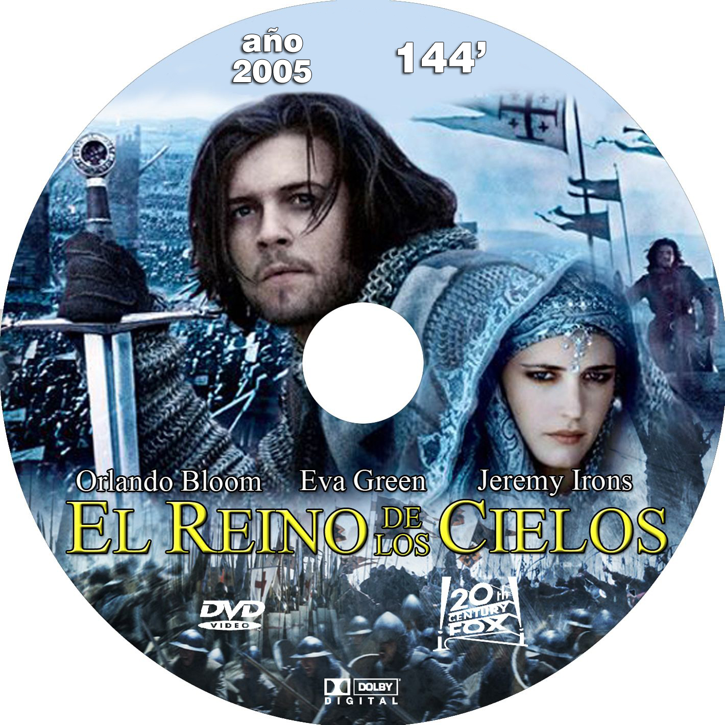 El Reino De Los Cielos Pelicula Gratis Caratulas de películas DVD para cajas CD: El Reino de los Cielos - [2005]
