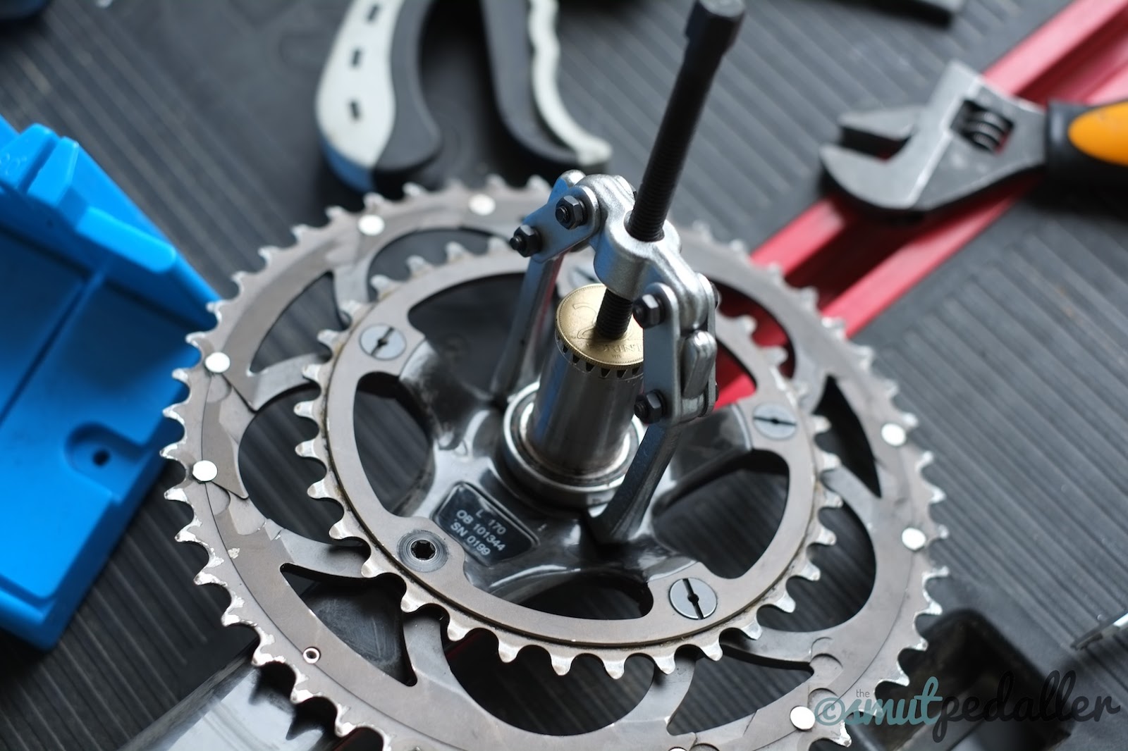 The Smut Pedaller Bish Bash Bosh Part 5 Campagnolo crankset bearing