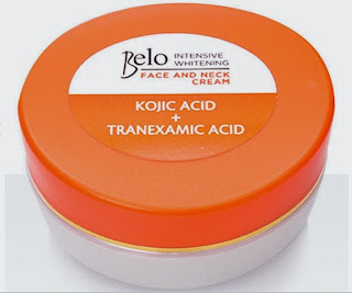 belo intensive whitening face and neck cream ingredients