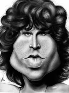 jim morrison  caricature