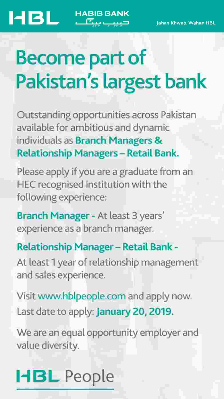 Dec 03, 2019  Tap this page and have HBL 200 Cash Officer Jobs 2020 Male  Female Apply Online Latest Advertisement from  Jobs in HBL Habib Bank Limited are available and it is seeking for critical theirs, decision-makers, team players, 