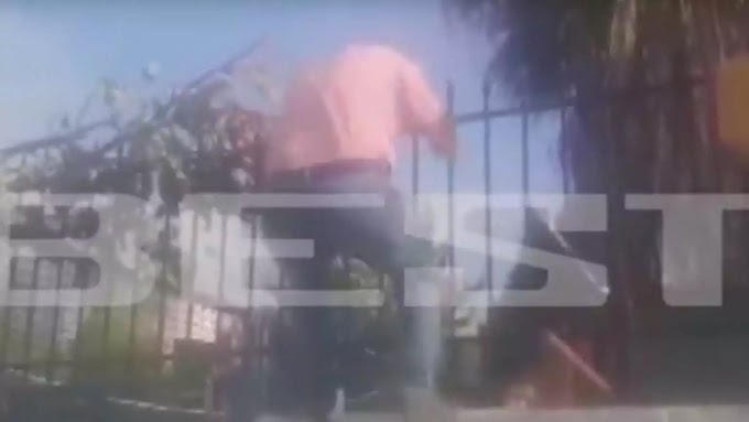 Γονιός επιχειρεί να σπάσει κατάληψη αλλά δέχεται... καρέκλα  (Video)