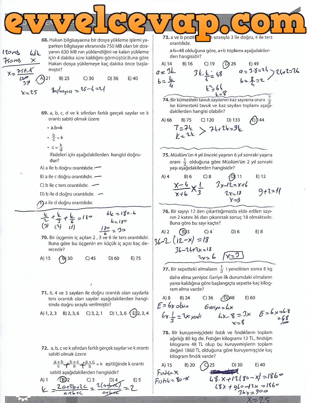 9.Sınıf Matematik MEB Yayınları Ders Kitabı 170.Sayfa Cevapları 3.Ünite Ölçme ve Değerlendirme (2017-2018 Yeni Müfredat) 9.Sınıf Matematik MEB Yayınları Ders Kitabı 170.Sayfa Cevapları 3.Ünite Ölçme ve Değerlendirme (2017-2018 Yeni Müfredat)