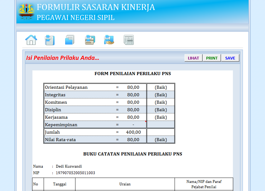 Download Aplikasi Excel Formulir SKP Terbaru ExcelManiacs