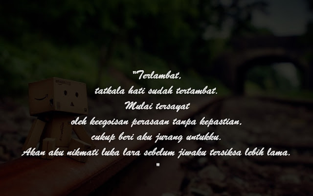 Kata-kata bucin sedih