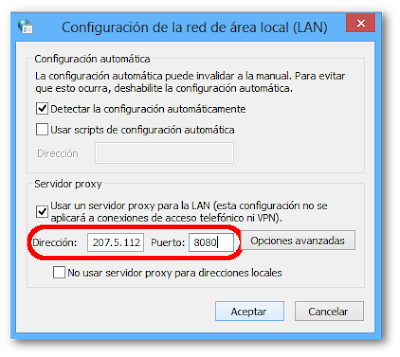 Resultado de imagen para configuracion proxy chrome