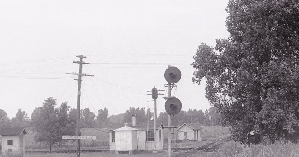 Towns and Nature Cheneyville, IL Junction Tower NKP vs. Milwaukee