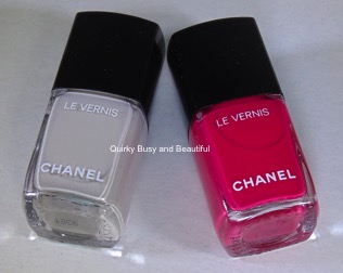 Quirky, Busy, and Beautiful: Chanel Le Vernis Longwear Camelia & Monochrome  Comparisons
