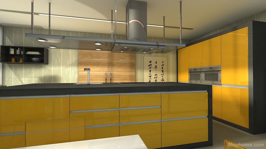 Indicoc muebles de cocina: Cocina amarilla