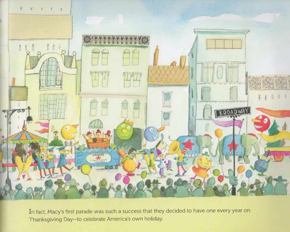 Randomly Reading Balloons Over Broadway by Melissa Sweet