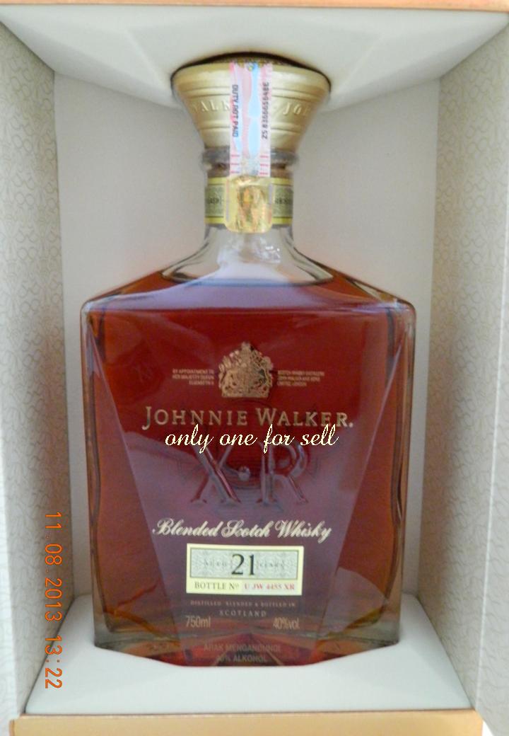 Only One For Sell Johnnie Walker XR 21 Year Old 75 Cl Liquor NEW 