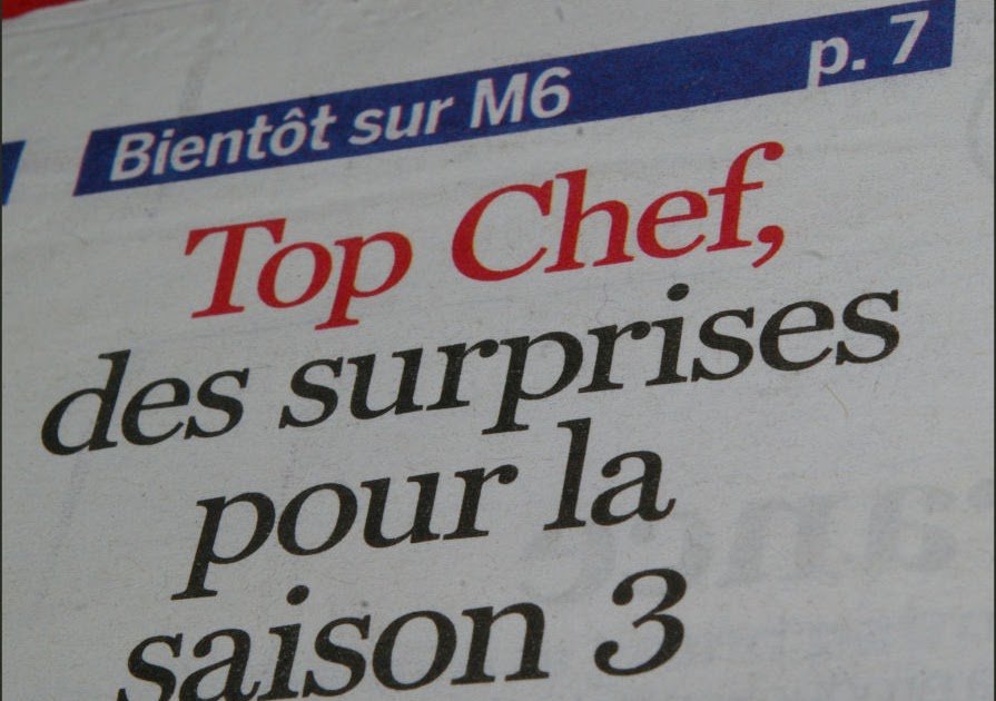 Bref J Ai Pas Eu De Croquettes Lou Paladar Lepet: Bref Hier, j'ai regardé Top Chef