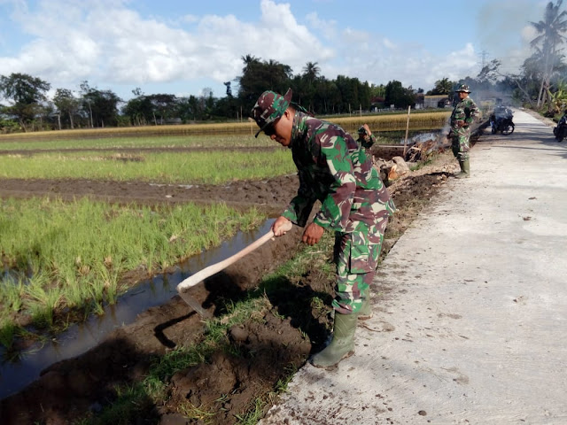Betonisasi Jalan TMMD Kodim Klaten Sudah Jadi