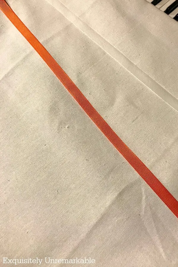 Fabric Iron On Tape on kitchen towel