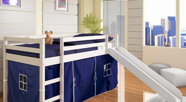 Kids bed with slide &#8211; amazing photos