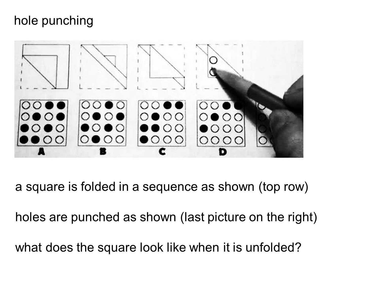 MEDIAN Don Steward mathematics teaching hole punching