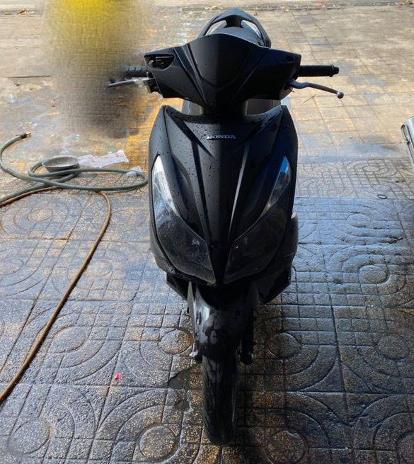 Xe Honda Air Blade sơn màu đen nhám cực đẹp - Sơn Xe Sài Gòn