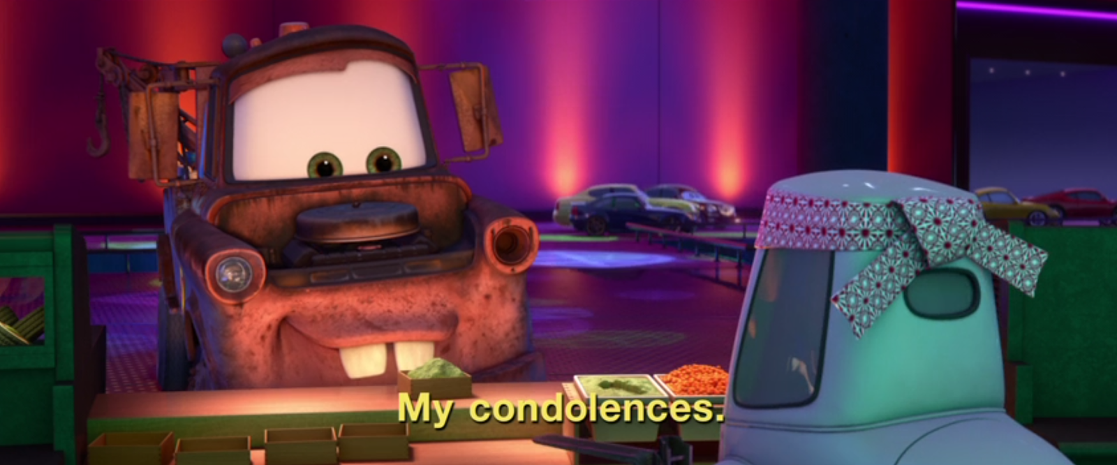 Dan the Pixar Fan Cars 2 Wasabi Mouth Mater