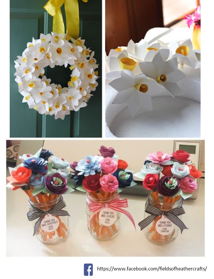 Download Free Templates Tutorials For Making Rolled Other Small Paper Flowers SVG Cut Files