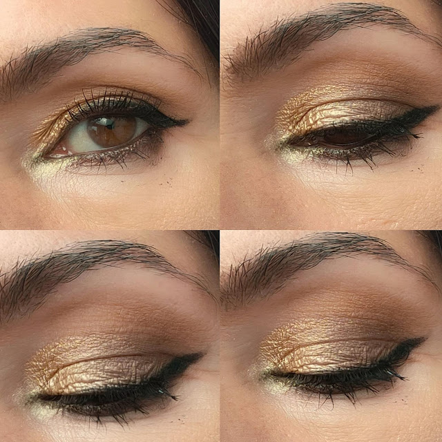 look oro zoom Paleta Courage de Revolution: Info, swatches y 3 looks con ella 08