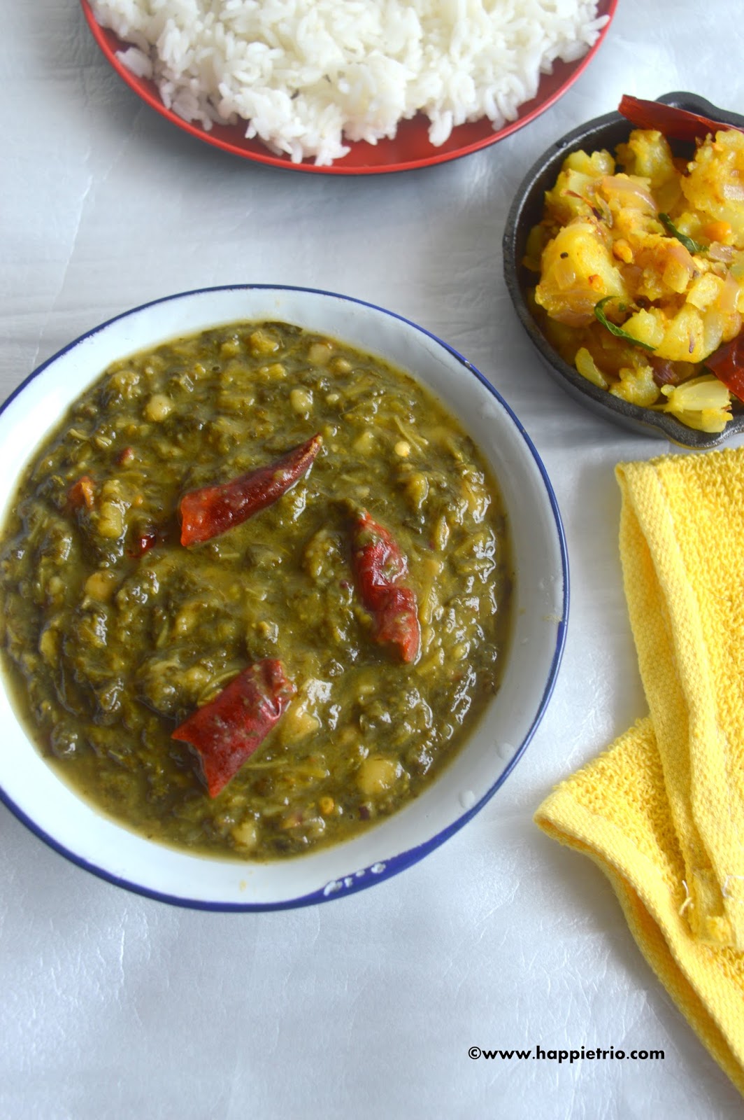 Spinach Dal Recipe Keerai parupu masiyal Cook with Sharmila