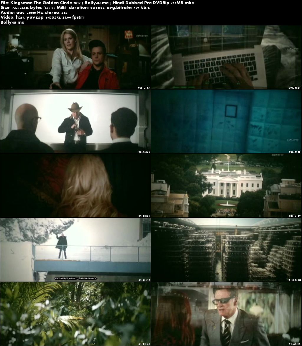 Kingsman The Golden Circle 2017 Pre DVDRip 350MB Hindi Dubbed 480p Download Kingsman The Golden Circle 2017 Pre DVDRip 350MB Hindi Dubbed 480p Download