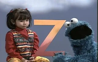 Cookie Monster and little girl Lexine introduce Z words. Sesame Street All Star Alphabet