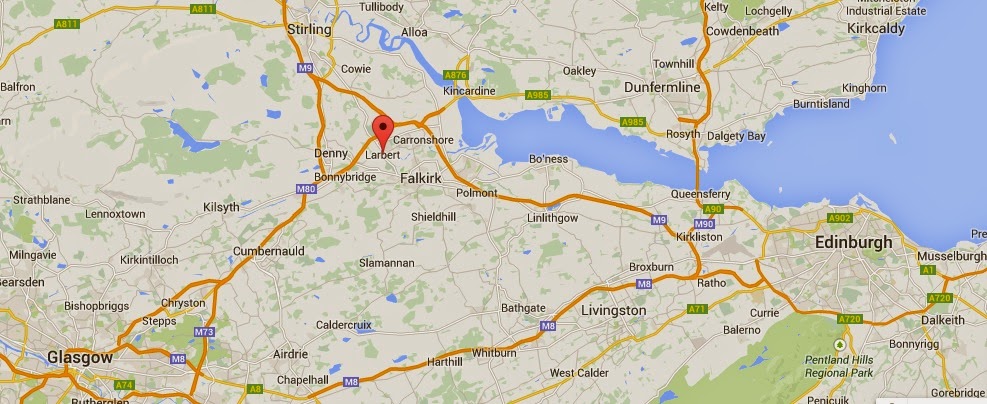 Where we went part 21A - Edinburgh to Larbert, 3 June ~ School of Running