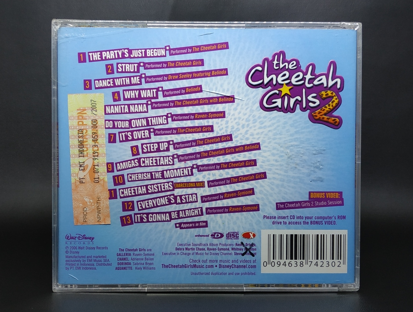 CD THE CHEETAH GIRLS - THE CHEETAH GIRLS 2 DISNEY SOUNDTRACK - GUDANG