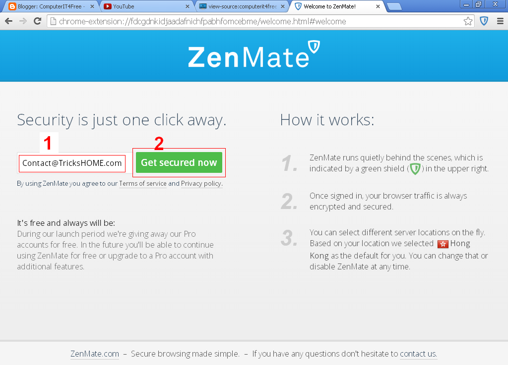 Open blocked sites