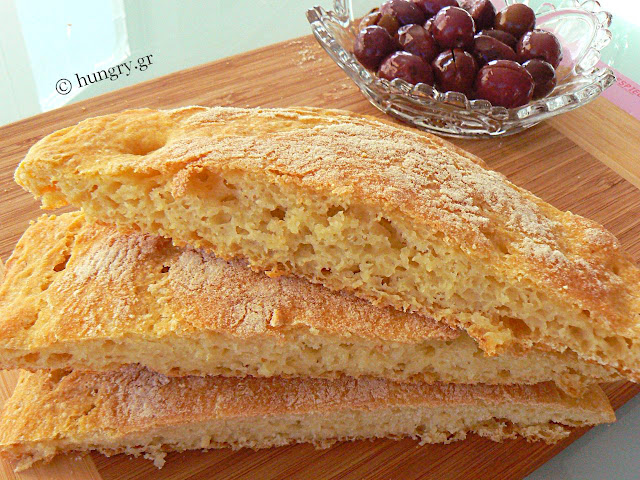 Ψωμί Ciabatta χωρίς Ζύμωμα