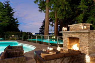 Marzua: Chimenas de exterior