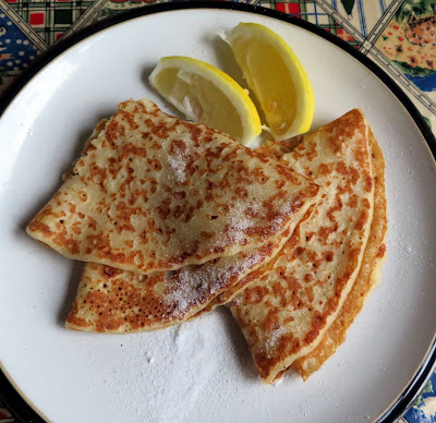 Crepes with Lemon & Sugar for Two