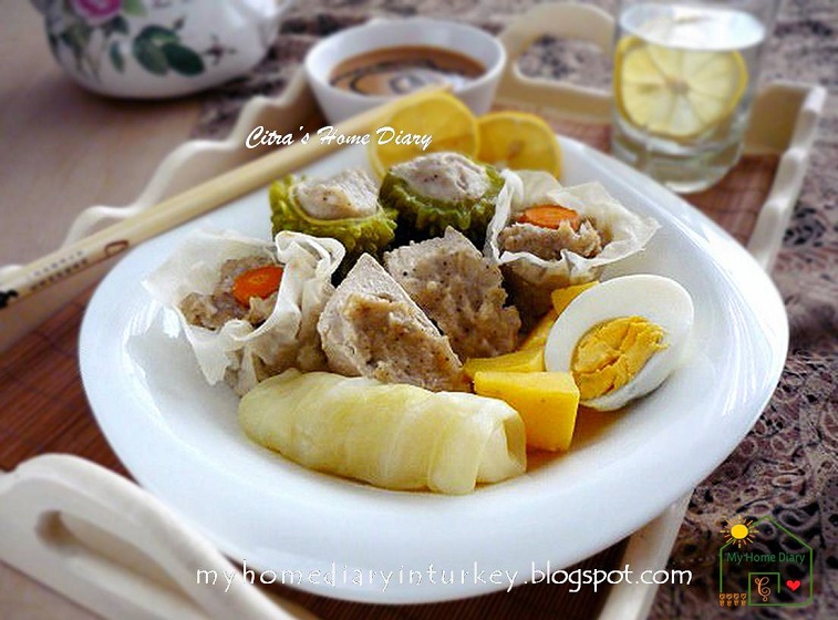 Citra's Home Diary Indonesian food recipe, Bandung style steamed fish