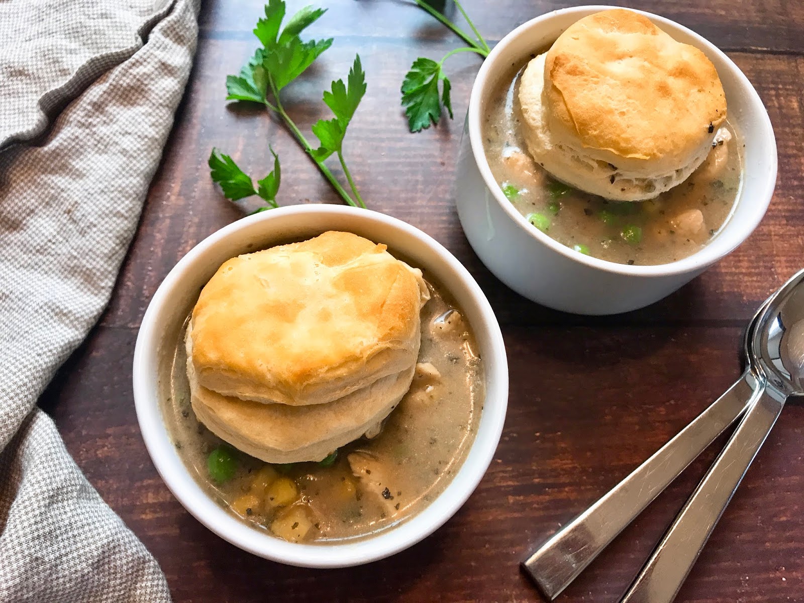 Chicken Pot Pie with Buttermilk Biscuits
