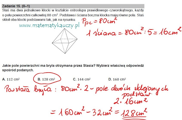 Egzamin ósmoklasisty maj 2021 z matematyki CKE - 👉ODPOWIEDZI z rozwiązaniami KROK PO KROKU :)