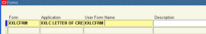 Oracle Applications: Develop a form using form developer and register ...