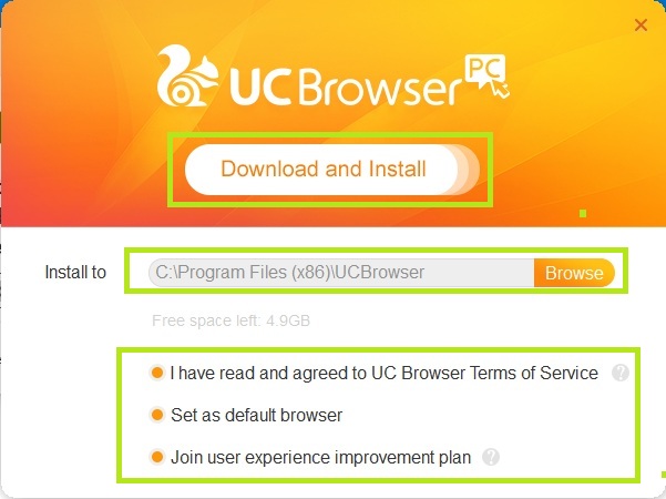 Hướng dẫn cài đặt UC Browser PC trên máy tính Windows 7/8/10 bản tiếng Việt mới nhất a