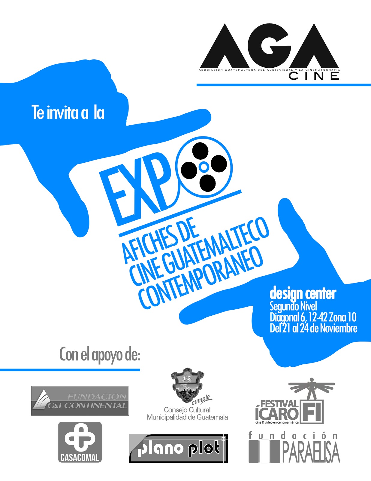 Exposición de afiches de cine guatemalteco contemporáneo