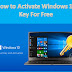 How to activate Windows 10 key for free