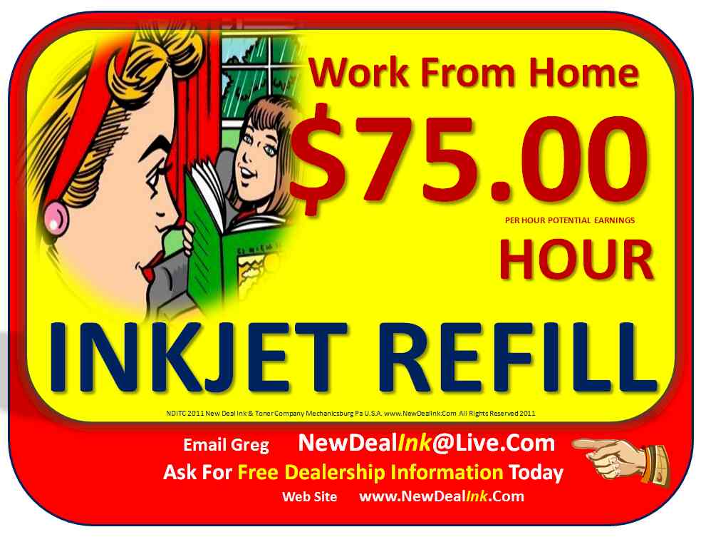 Start Open HP Hewlett Packard Cartridge Refilling Business Free with NDITC Now Hiring Jobs