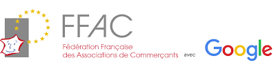 Les logos de la Fédération française des associations professionnelles et de Google sont côte à côte