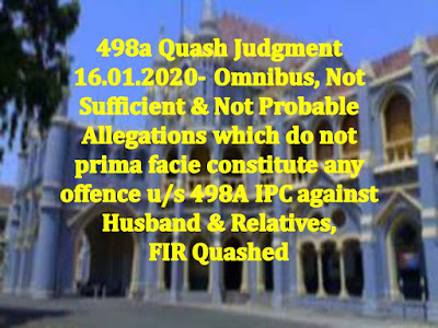 498a, How to quash 498a, 498a Quash Judgments