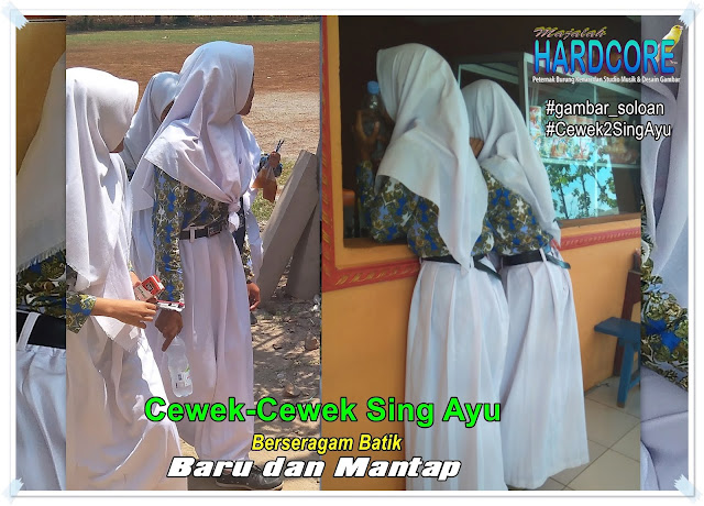 Gambar Siswa-Siswi SMA Negeri 1 Ngrambe (Cover Batik) - Buku Album Gambar Soloan edisi 4