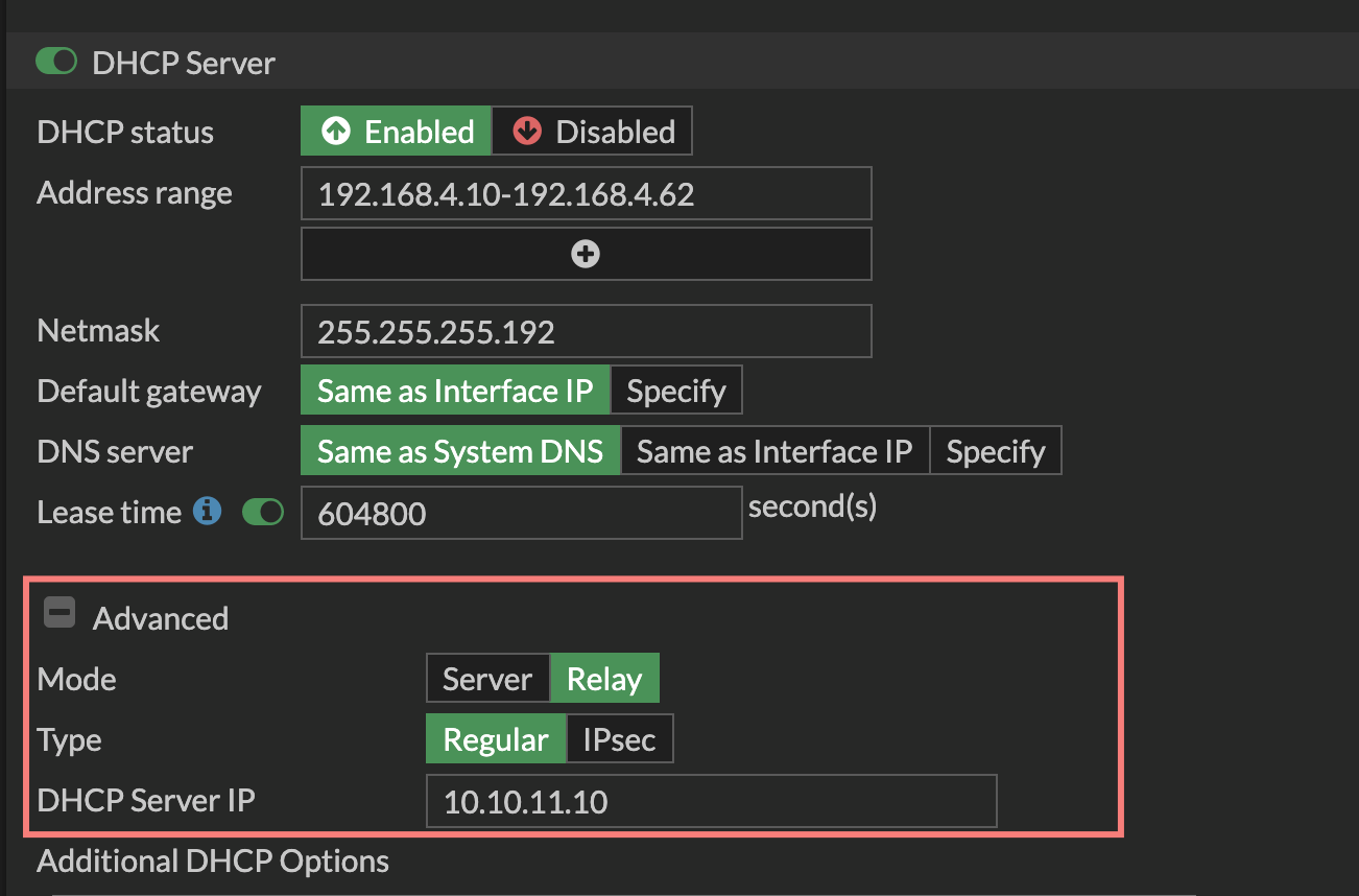 Blog Técnico Configurar FortiGate simultáneamente como DHCP