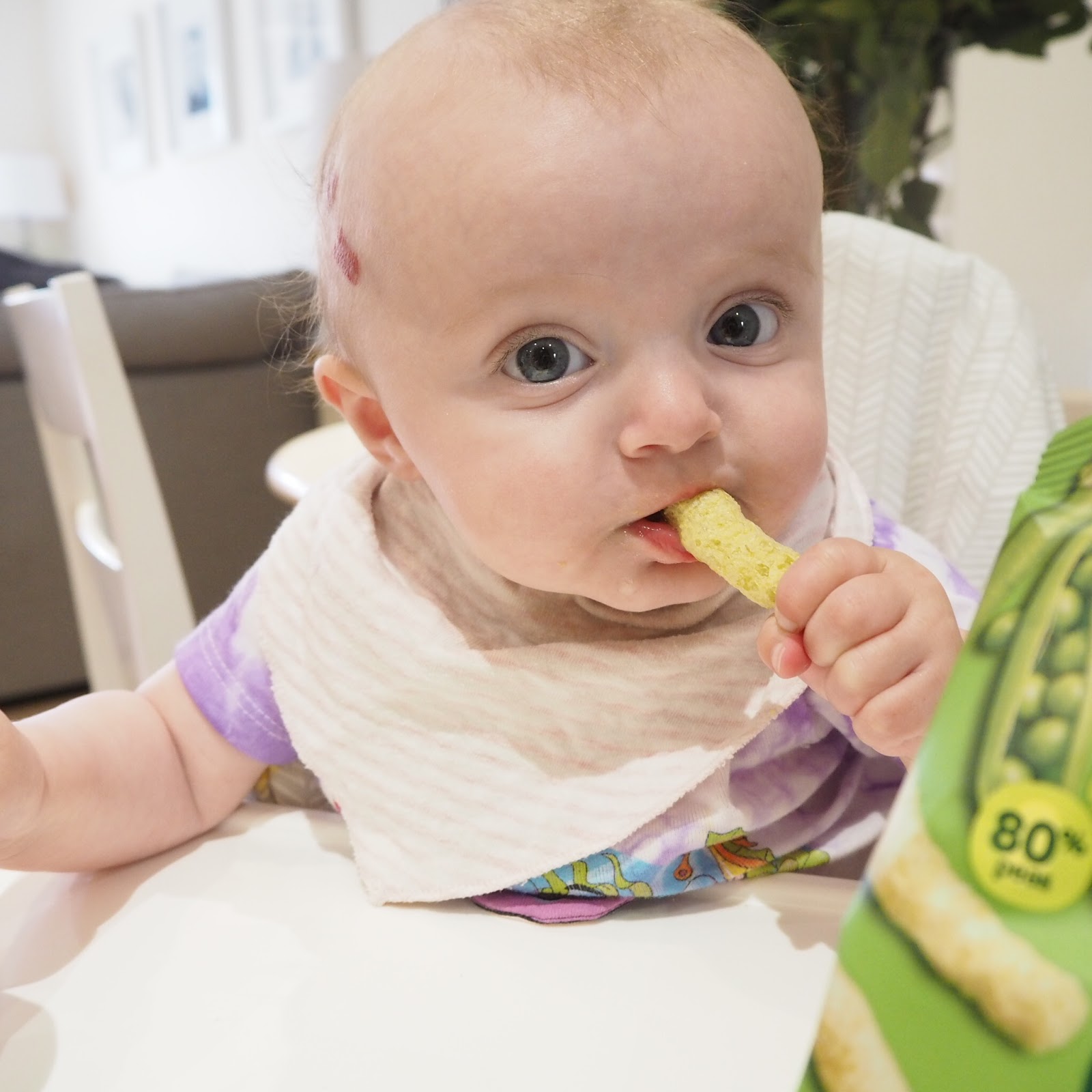 First Food Adventures Weaning with Organix Pea Puffs* Living The