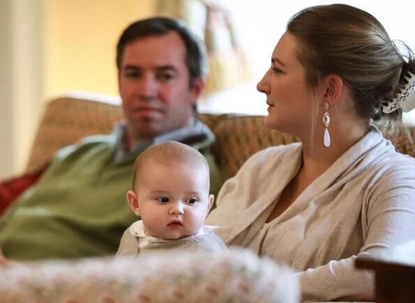 Prince Guillaume, Princess Stephanie and Prince Charles. Paule Ka